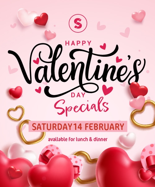 Specials at Springwood Sports Club for Valentine's Day